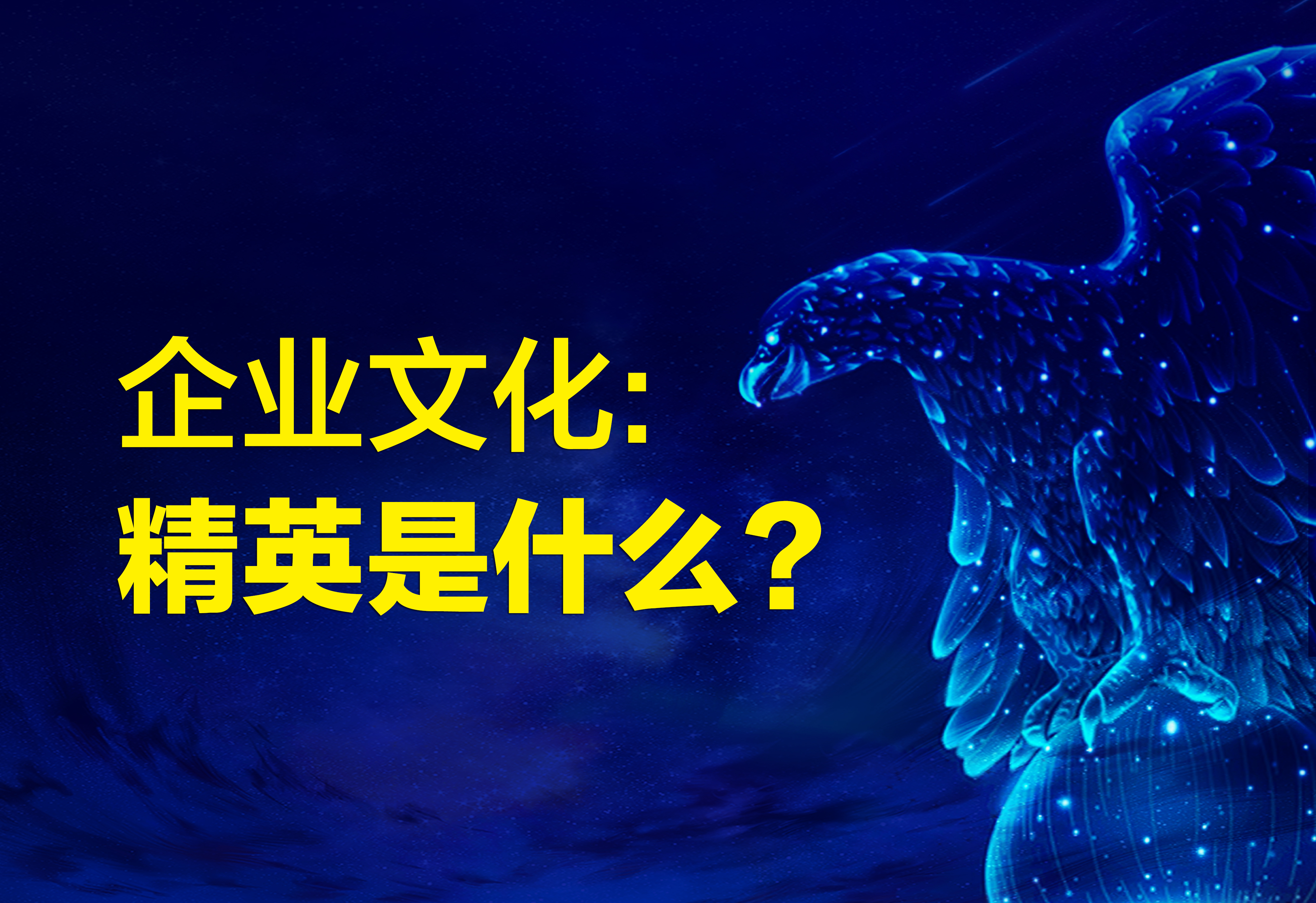 企业文化：精英是什么？