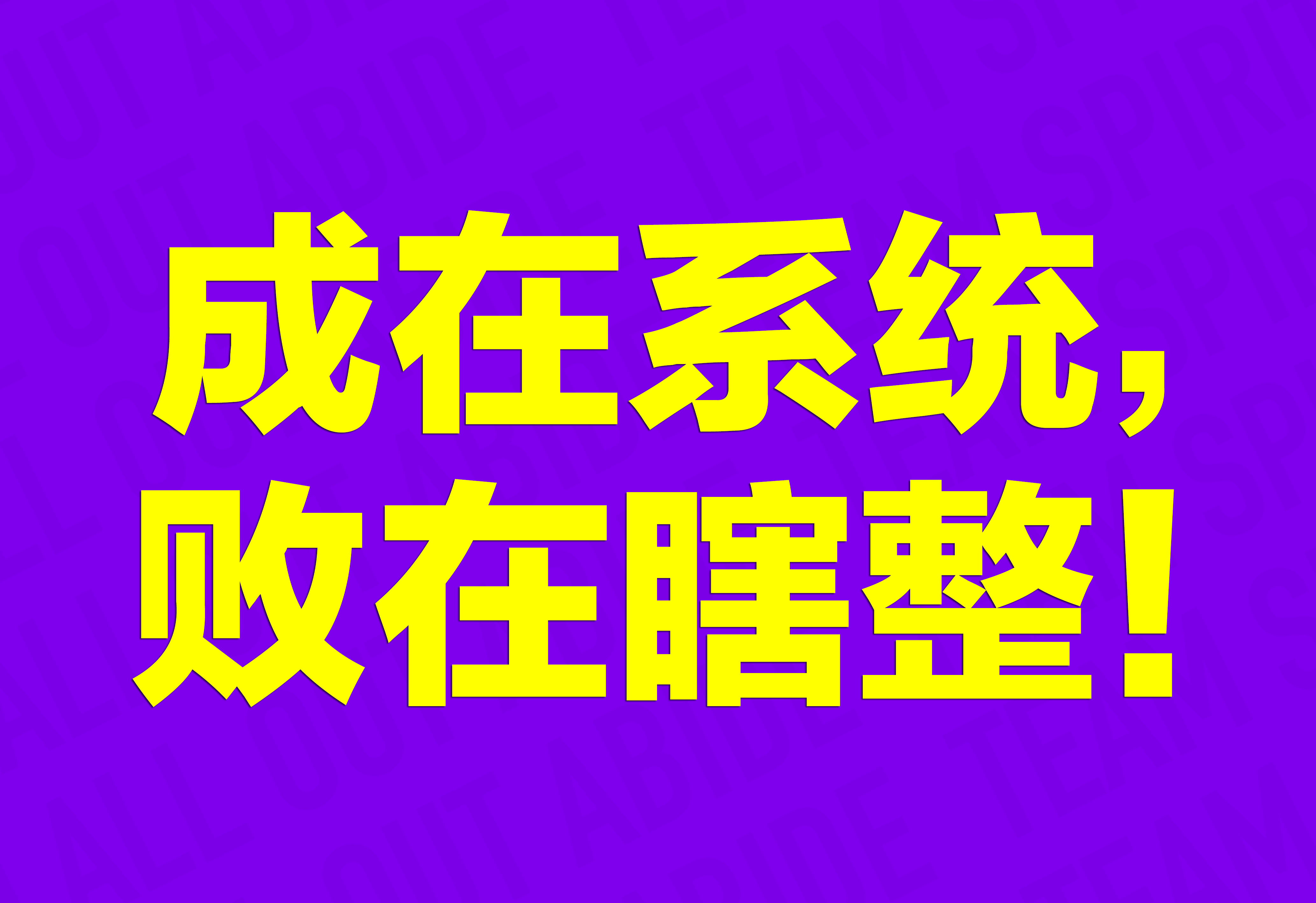 品牌策划：成在系统，败在瞎整！